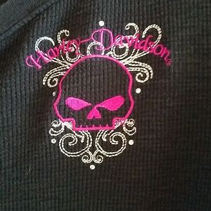 Harley Davidson Henley shirt